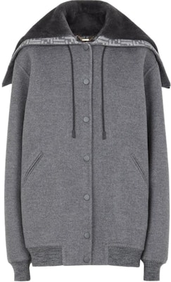 (Women) FENDI FW22 Grey Single-Breasted Long-Sleeve Jacket with Pockets. FJ7295A5HDF1IHH Order (Women) FENDI FW22 Grey Single-Breasted Long-Sleeve Jacket with Pockets. FJ7295A5HDF1IHH