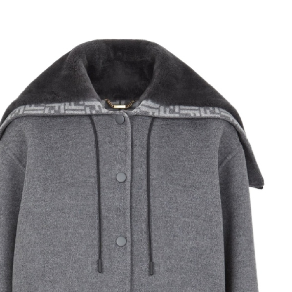 Details for (W) FENDI FW22 灰色单排扣长袖夹克外套带口袋 FJ7295A5HDF1IHH