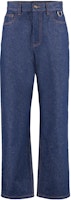 (Women) FENDI FW22 High-Waist Straight-Leg Jeans Blue FLP651-ALC1F-0QA2 (Women) FENDI FW22 High-Waist Straight-Leg Jeans Blue FLP651-ALC1F-0QA2