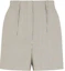 Lookbook (W) FENDI FW22 Celana Pendek High-Waist Straight-Leg Plaid Khaki. FR6410AKSMF1IHB