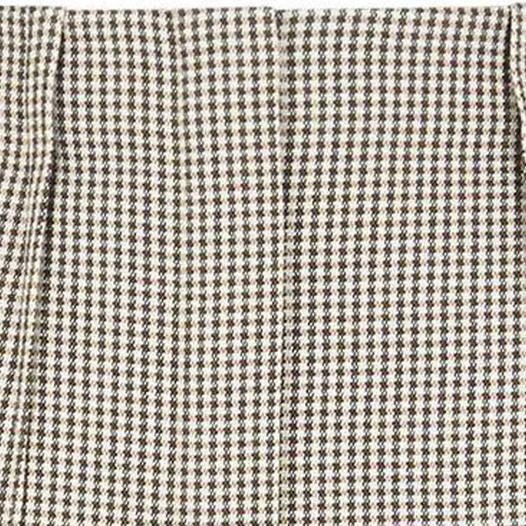 (Women) FENDI FW22  High-Waist Straight-Leg Plaid Shorts Khaki. FR6410AKSMF1IHB 圖 7