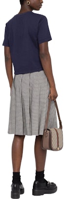 (Women) FENDI FW22 Navy Blue Letter Logo Embroidered Crew Neck T-Shirt. FS7389ALCAF1IHG Shop (Women) FENDI FW22 Navy Blue Letter Logo Embroidered Crew Neck T-Shirt. FS7389ALCAF1IHG