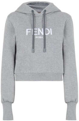 (Women) FENDI FW22 Oversized Logo Hoodie Sweatshirt in Gray. FS7516ALCBF1IHH Order (Women) FENDI FW22 Oversized Logo Hoodie Sweatshirt in Gray. FS7516ALCBF1IHH