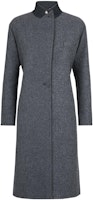 (Women) FENDI FW22 Solid Color Belted Long Coat in Dark Gray. FF8941ALBSF1IHJ (Women) FENDI FW22 Solid Color Belted Long Coat in Dark Gray. FF8941ALBSF1IHJ