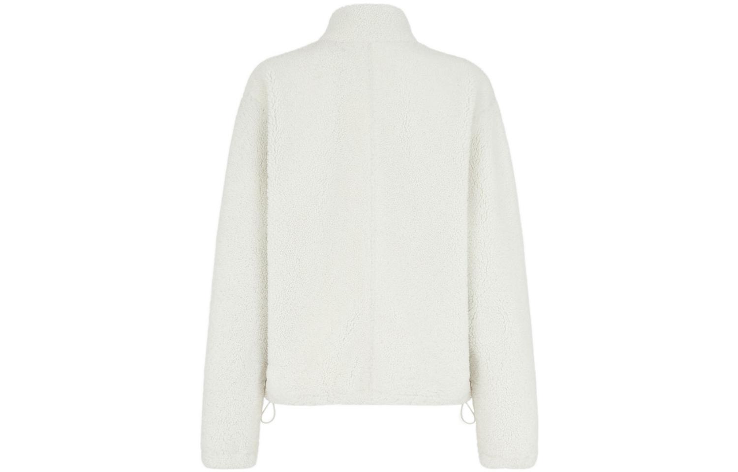 (Women) FENDI FW22  White High-Neck Half-Zip Long-Sleeve Jacket. FM5329ALQ6F1GGM 圖 3