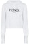 Order (Women) FENDI FW22 White Knit Hoodie with Large Logo Embroidery. FS7516ALCBF0ZNM
