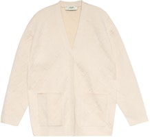 (Women) FENDI FW22 Embossed V-Neck Knit Sweater Women’s Off-White FZC944ALOHF1IHA (Women) FENDI FW22 Embossed V-Neck Knit Sweater Women’s Off-White FZC944ALOHF1IHA