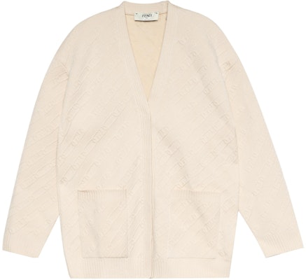 (W) FENDI FW22 Sweater Rajut V-Neck Embossed Wanita Off-White. FZC944ALOHF1IHA Order (W) FENDI FW22 Sweater Rajut V-Neck Embossed Wanita Off-White. FZC944ALOHF1IHA