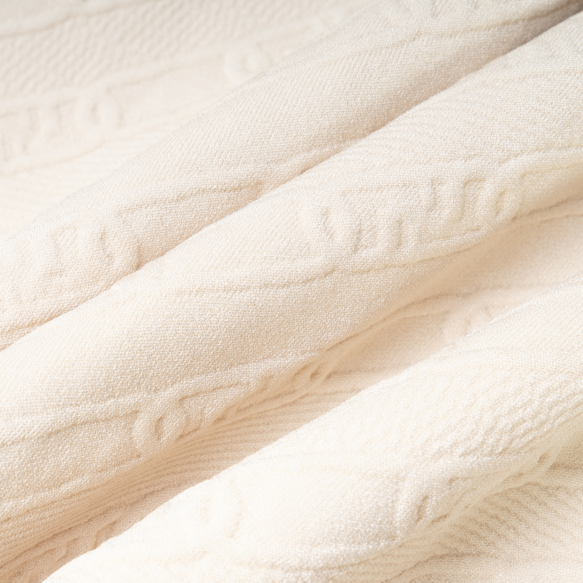 Shop (W) FENDI FW22 Sweater Rajut V-Neck Embossed Wanita Off-White. FZC944ALOHF1IHA