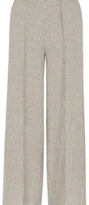 (Women) FENDI FW22 Plaid High-Waisted Loose Fit Trousers Women’s Khaki FR6389ALCDF1IHB Details for (Women) FENDI FW22 Plaid High-Waisted Loose Fit Trousers Women’s Khaki FR6389ALCDF1IHB