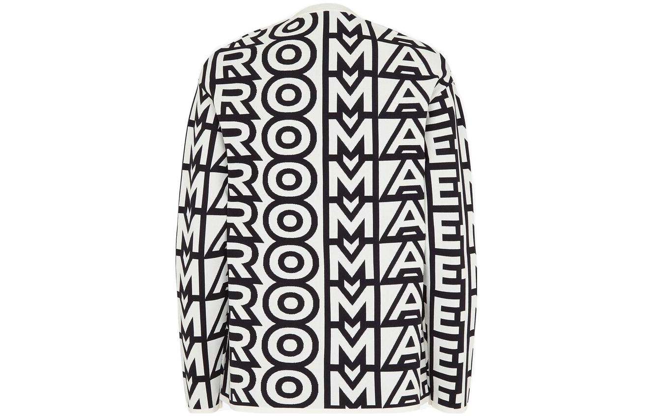 (Women) FENDI FW22 Roma Capsule Crewneck Letter Logo Knit Sweater Women White FZX960AMDSF1KCV 圖 3