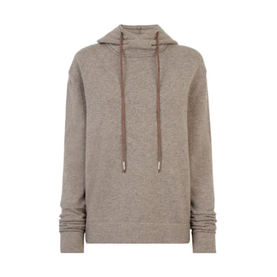(Women) FENDI FW23 Solid Color Hoodie Pullover Sweater. FZXB10ALAKFOHVB