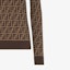 Sizing (Women) FENDI FW24 Brown Logo Turtleneck Slim Fit Knit Sweater. FZXC73ASJTF0GGE