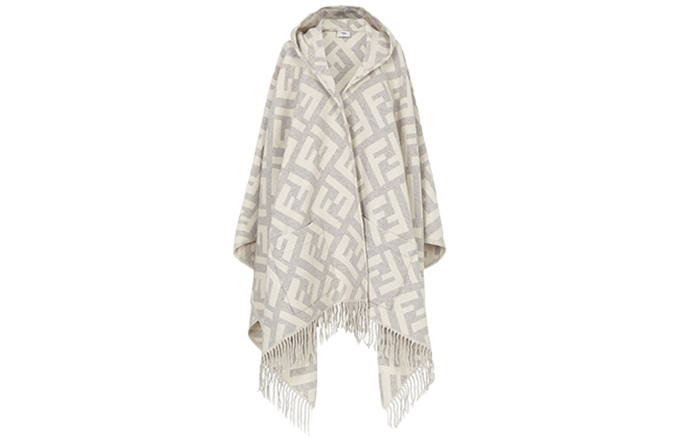 (Women) Fendi Grey Cashmere Shawl FXX711AEOSF0QZ0