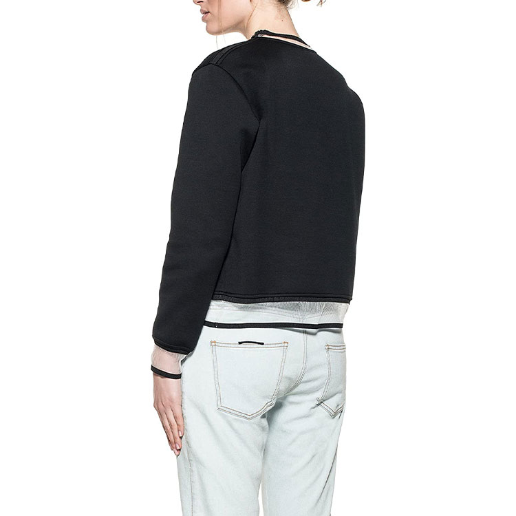 Purchase (W) FENDI 心型印花黑色套頭衫 FS6641O2BF0GME