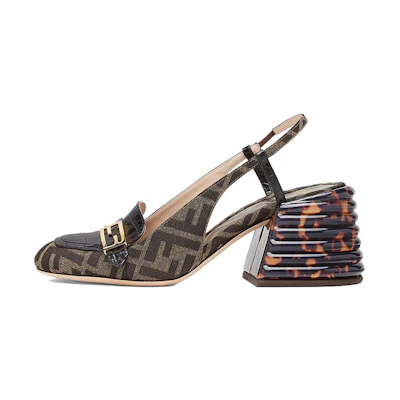 (W) Fendi High-Heeled Sandals 'Brown'