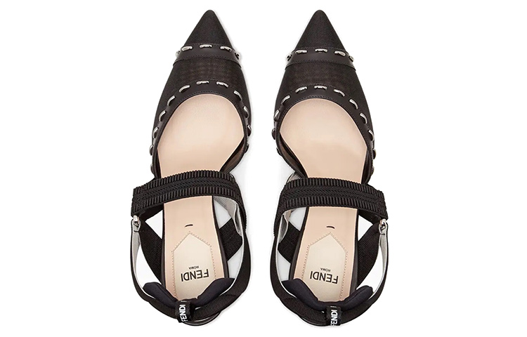 (W) Fendi High-Heeled Sport Sandals 'Black Fashion' 圖 3