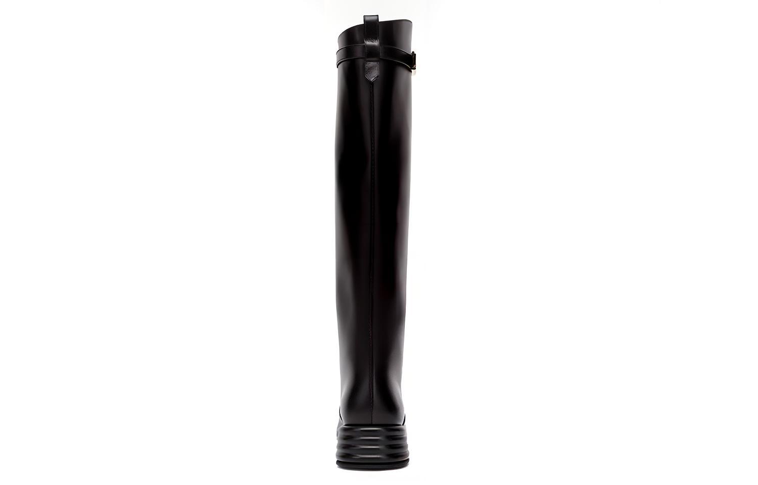 Shop (W) Fendi High-Top ''Mode Veelzijdig Leer Zwart'' 8W7094NA7F0QA1