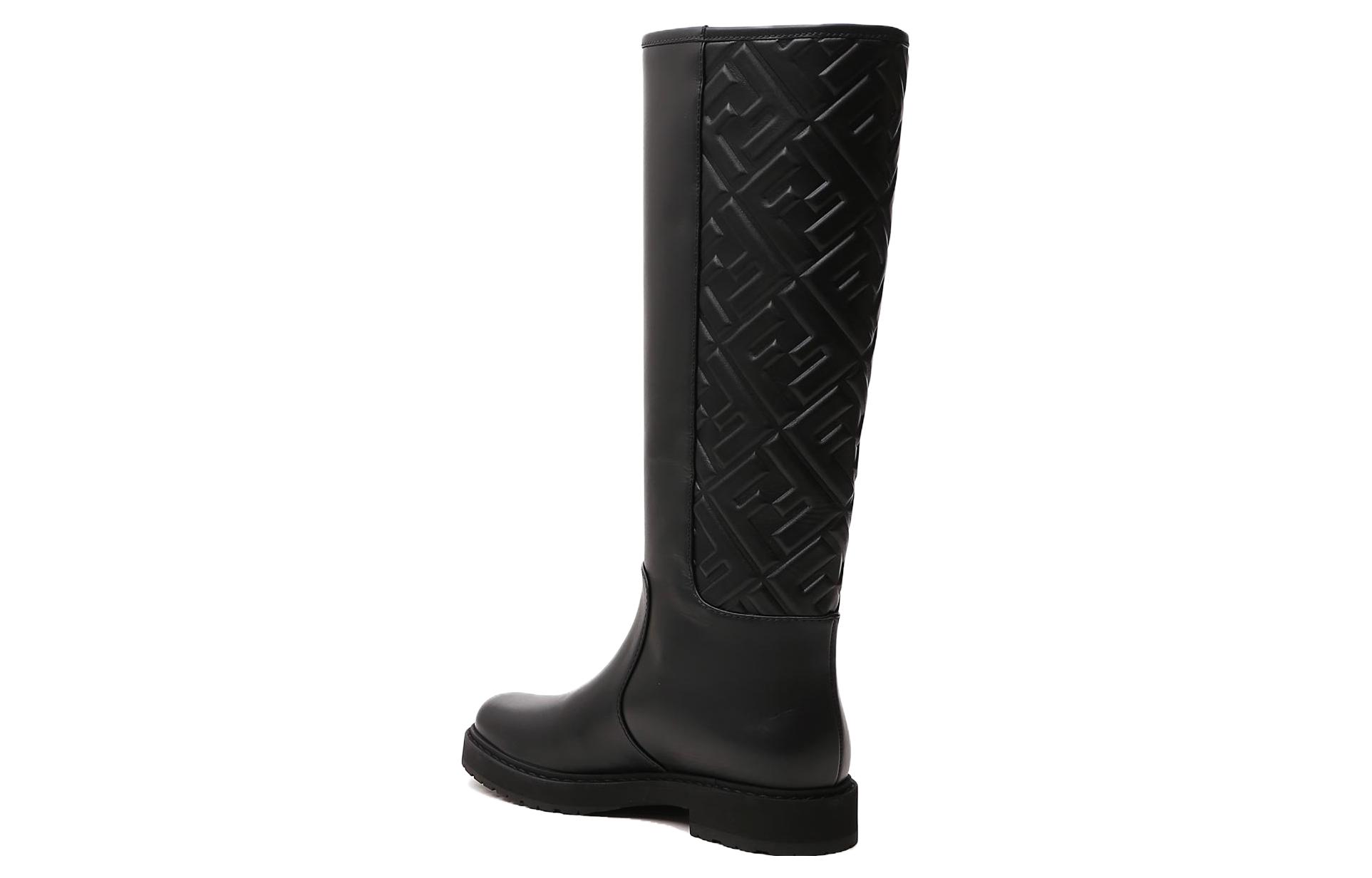 Shop (W) Fendi High-Top ''Elegant Zwart Leer'' 8U8036AC7YF0ABB