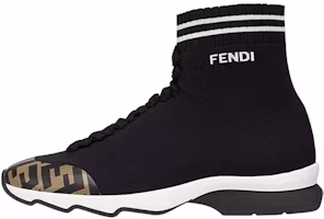 (Women) Fendi High-Top Slip-On Sneaker 'Black Logo' 8T6835A622F15EJ (Women) Fendi High-Top Slip-On Sneaker 'Black Logo' 8T6835A622F15EJ
