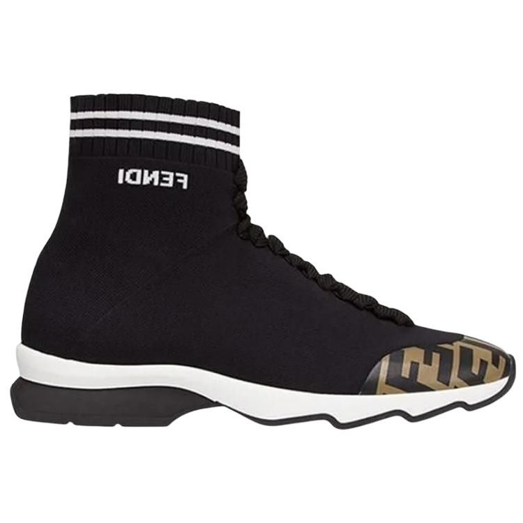 Order (W) Fendi Sneaker Slip-On Alte ''Logo Nero'' 8T6835A622F15EJ