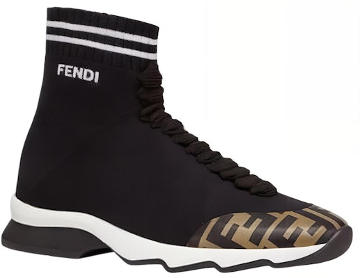 (Women) Fendi High-Top Slip-On Sneaker 'Black Logo' 8T6835A622F15EJ Lookbook (Women) Fendi High-Top Slip-On Sneaker 'Black Logo' 8T6835A622F15EJ