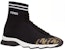 (W) Fendi Sneaker High-Top Slip-On 'Logo Hitam' 8T6835A622F15EJ