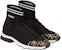 (W) Fendi Sneaker High-Top Slip-On 'Logo Hitam' 8T6835A622F15EJ