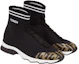 Shop (W) Fendi Sneaker Slip-On Alte ''Logo Nero'' 8T6835A622F15EJ