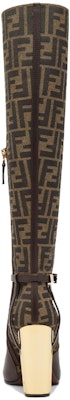 (Women) Fendi High-Top Boots 'Simplified Temperament Brown Leather' 8W8440AJZFF1D1C Purchase (Women) Fendi High-Top Boots 'Simplified Temperament Brown Leather' 8W8440AJZFF1D1C
