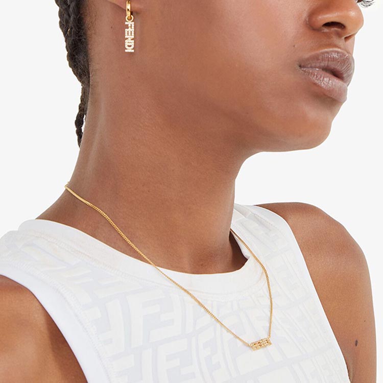 (Women) FENDI Iconic Brass Necklace in Gold. 8AH252A44GF089U 圖 4
