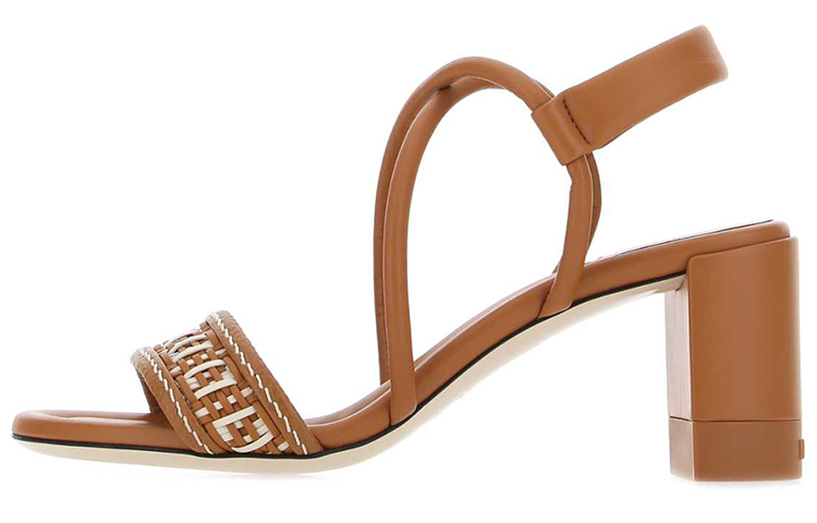 (W) Fendi Interlace Sandal 'Brown'