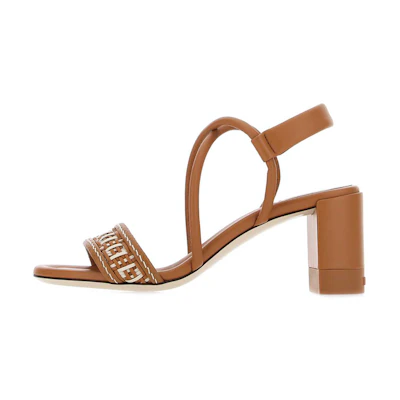 (W) Fendi Interlace Sandal 'Brown'