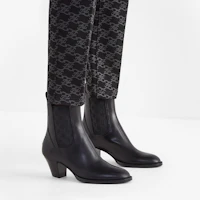 Details for (W) Fendi Karligraphy Chelsea Boot ''Zwart Leer'' 8T8174AGE2F1OS5