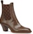 (W) Fendi Karligraphy Chelsea Boot 'Kulit Coklat' 8T8181AGE3F1EUP