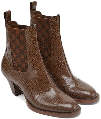 (Women) Fendi Karligraphy Chelsea Boot 'Brown Leather' 8T8181AGE3F1EUP Lookbook (Women) Fendi Karligraphy Chelsea Boot 'Brown Leather' 8T8181AGE3F1EUP