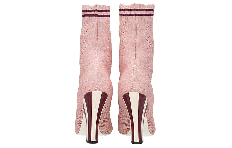 (W) Fendi Knit Ankle Boots 'Pink Fashion' 圖 5