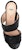 (W) Fendi Kulit Tumit-Blok Mule Peep-Toe 'Fesyen Hitam' 8R8127ABOHF0ABB