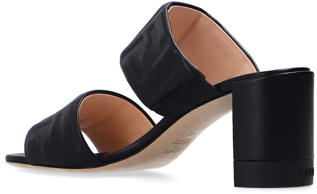 (Women) Fendi Leather Block-Heel Peep-Toe Mule 'Black Fashion' 8R8127ABOHF0ABB Purchase (Women) Fendi Leather Block-Heel Peep-Toe Mule 'Black Fashion' 8R8127ABOHF0ABB