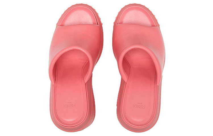 Shop (W) Sandales Chunky en Cuir Fendi ''Rose'' 8R8405NBAF1K9Y