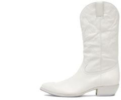 (Women) Fendi Leather Comfort Fashion Ankle Boot 'White' 8W8490AQZ0F0QU7 (Women) Fendi Leather Comfort Fashion Ankle Boot 'White' 8W8490AQZ0F0QU7