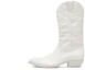 Buy (W) Bota de Tobillo Fendi de Cuero Blanco Moda y Comodidad 8W8490AQZ0F0QU7