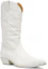 Order (W) Bota de Tobillo Fendi de Cuero Blanco Moda y Comodidad 8W8490AQZ0F0QU7