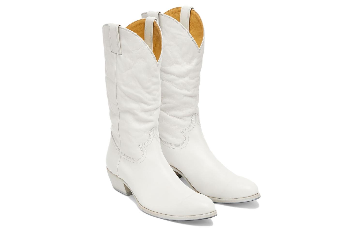 Lookbook (W) Bota de Tobillo Fendi de Cuero Blanco Moda y Comodidad 8W8490AQZ0F0QU7