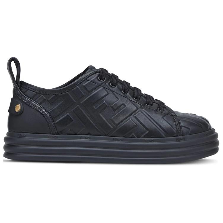 Order (Women) Fendi Leather Flatform Black 8e8017aadsf0qa1