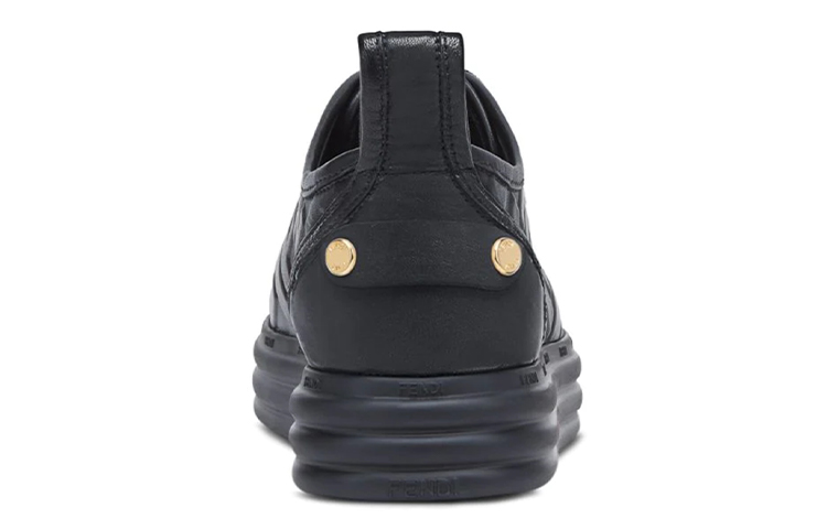 Purchase (Women) Fendi Leather Flatform Black 8e8017aadsf0qa1