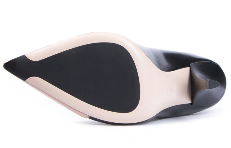 (W) Fendi Leather High-Top 'Black Beige' 圖 5