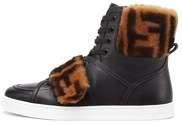 fendi-leather-high-black-logo-fur-women
