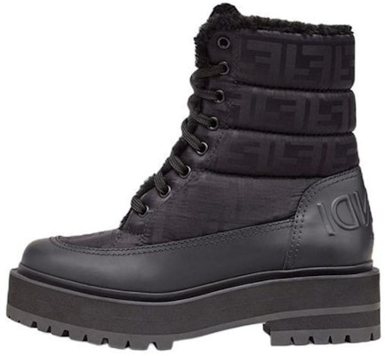 (Women) Fendi Leather Lace-Up Fashion Ankle Boots 'Black' 8T8245AKXQF150G Buy (Women) Fendi Leather Lace-Up Fashion Ankle Boots 'Black' 8T8245AKXQF150G