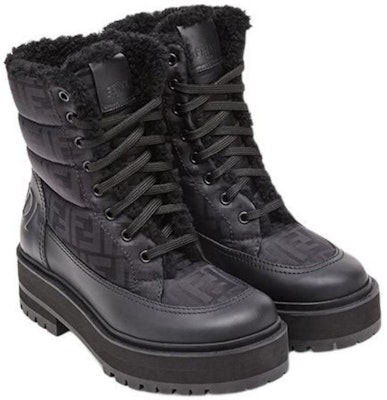 (W) 펜디 블랙 레더 레이스업 앵클부츠 8T8245AKXQF150G Shop (W) 펜디 블랙 레더 레이스업 앵클부츠 8T8245AKXQF150G